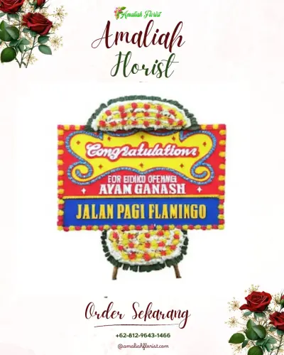Bunga Papan Congratulation di Benjot